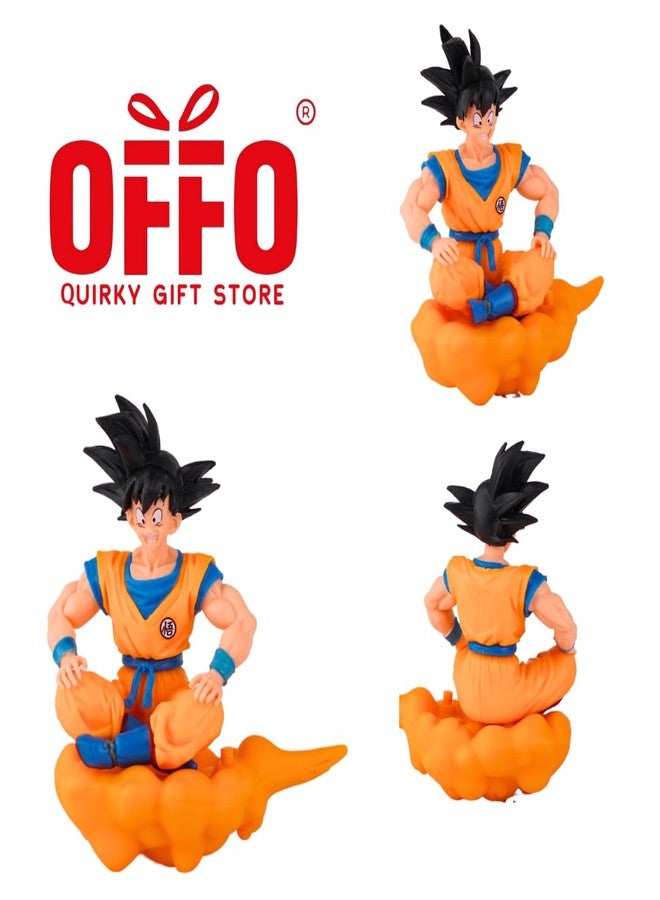 Offo Anime Goku Cloud Action Figure| Lightweight Attractive Durable for Home Decors, Office Desk and Study Table - Image 4